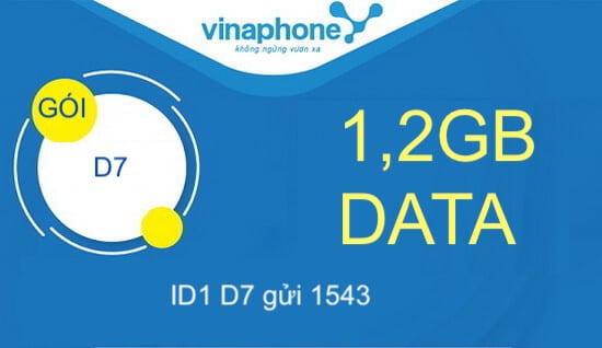 Đăng ký gói D7, có ngay 1.2 GB lướt mạng trong 1 ngày