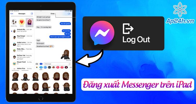 Đăng xuất Messenger trên iPad