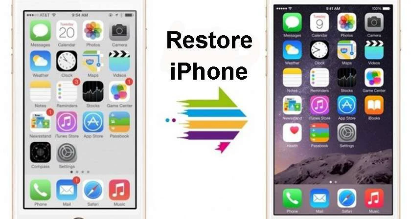 Cách restore iPhone về trạng thái ban đầu