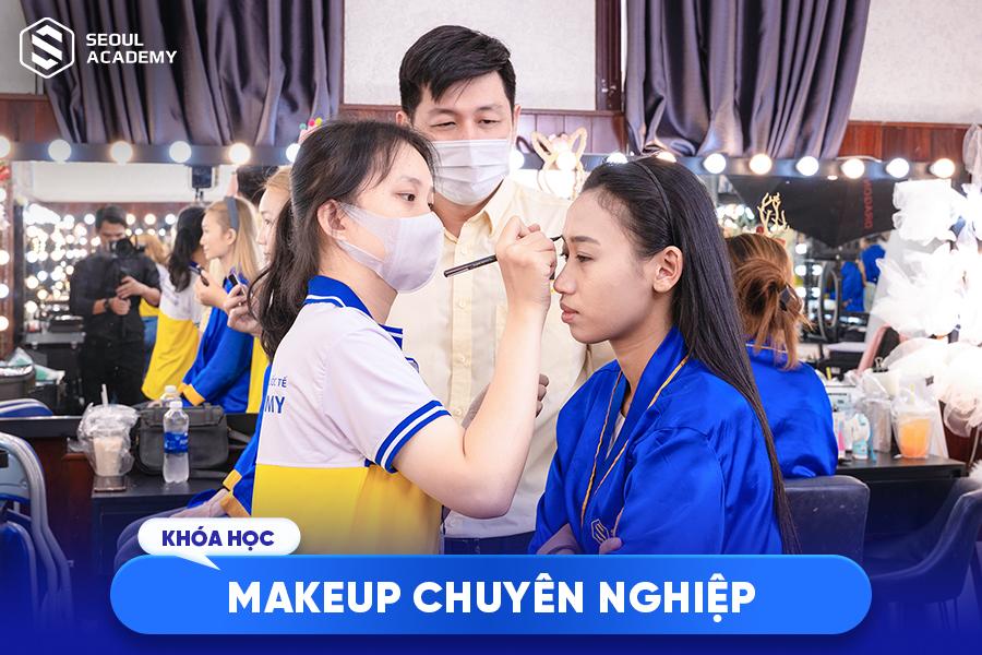 Makeup là nghề sử dụng mỹ phẩm để cải thiện sắc đẹp của mọi người