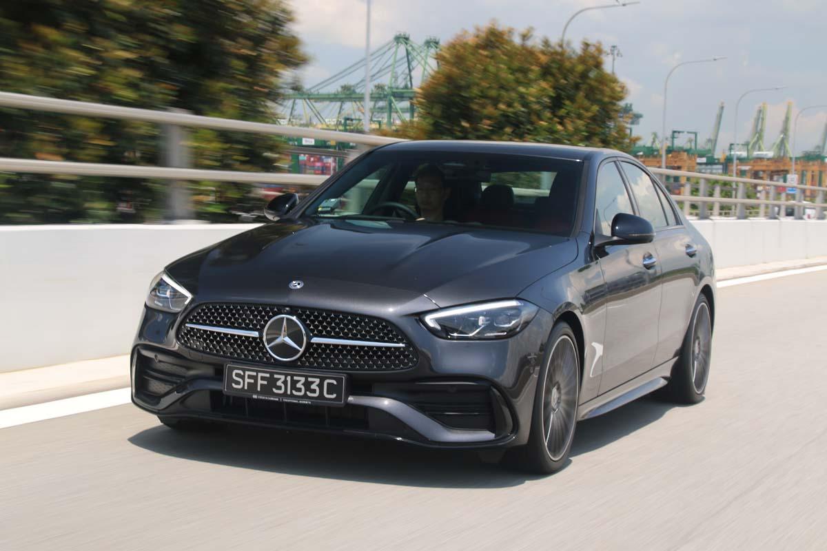 2022 Mercedes-Benz C 200 AMG Line Review- CarBuyer Singapore - on the road